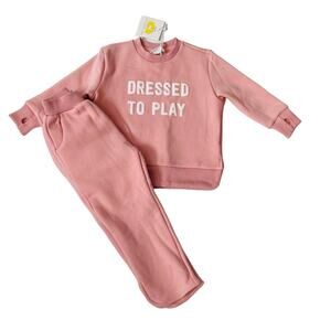NWT The Yellow Lamb 18M Playtime Pink Set